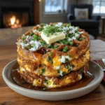 Cheddar Jalapeno Cornbread Waffles