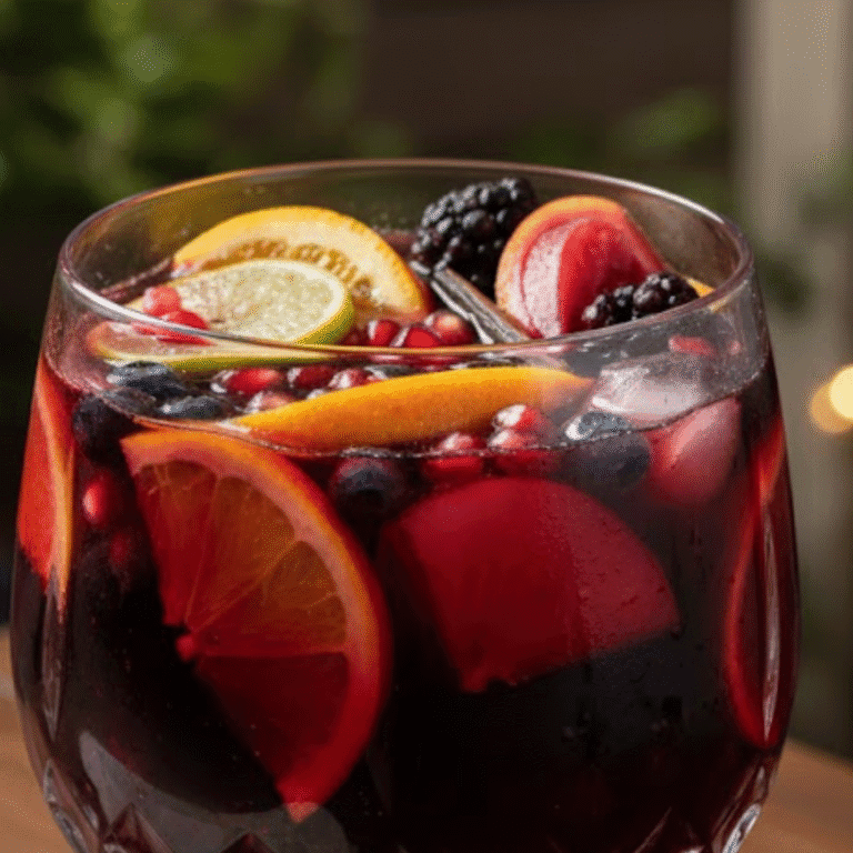 Get Ready for Halloween with Spooky Black Halloween Sangria!