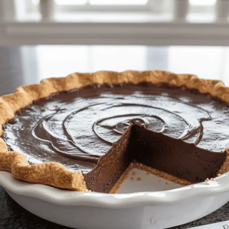 Indulge in Irresistible Grandma’s Chocolate Pie Recipe Today!