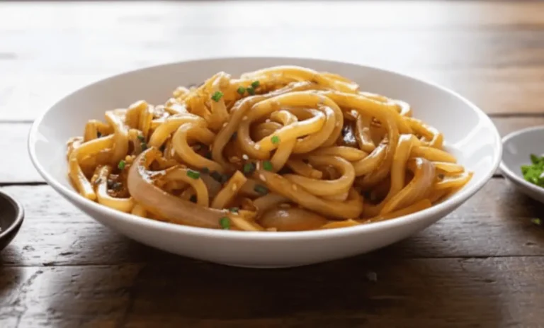 Make Flavorful Vegan Garlic Udon Noodles in Just 15 Minutes!