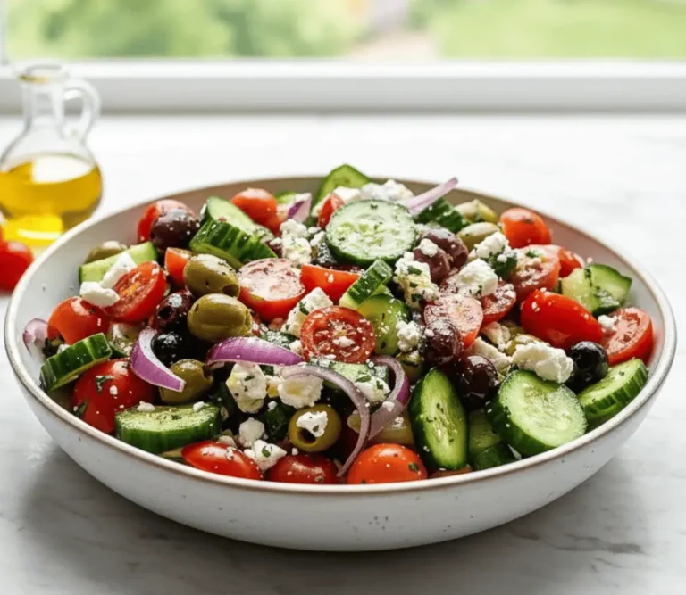 Create the Best Greek Salad Recipe for a Fresh and Delicious Meal